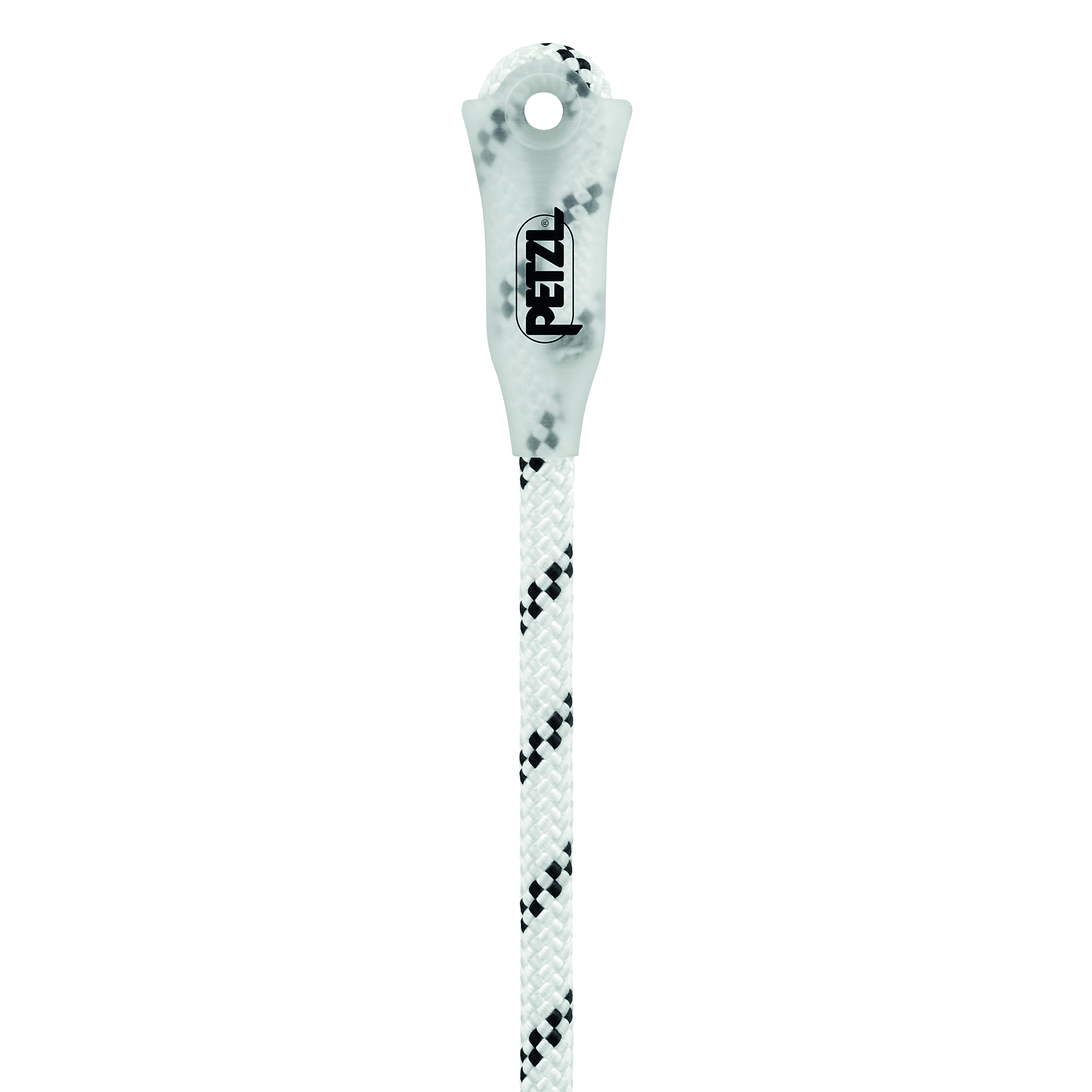 Petzl AXIS Rope - 11mm Diameter, 197ft. Length, Sewn Termination, White, NFPA, Model# R074BA05